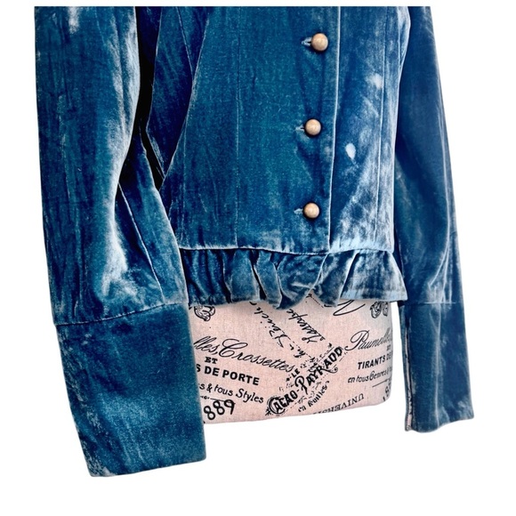 Elliott Lauren Women’s Silk-Blend Jacket. Emerald-Green. Size 6 - Picture 10 of 10